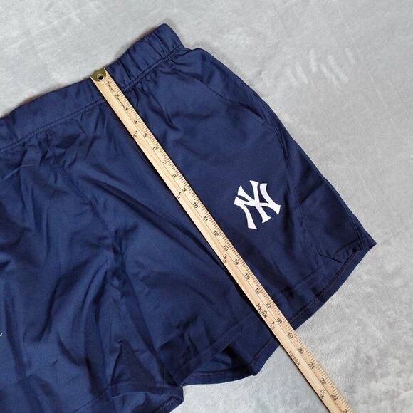 Nike New York Yankees Dri Fit Athletic Shorts Mens 3XL 6.5” Sports Blue - Picture 12 of 13